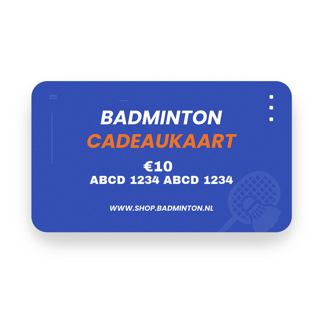 Badminton cadeaukaart €10