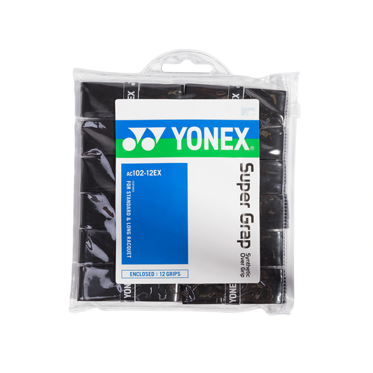 Yonex AC102EX Pack 12-Super Grap Zwart
